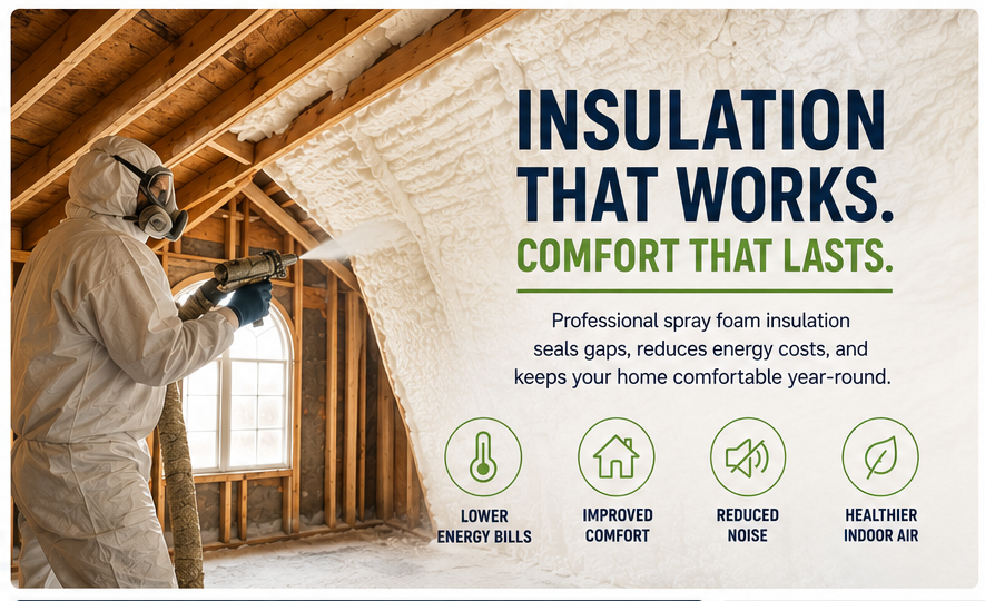 Spray foam insulation contractor serving South Jersey and Gloucester County NJ
